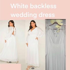 Plus size wedding dress